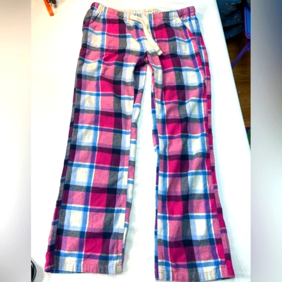 Flannel Plaid Straight Leg Pajama Pants / Small - Picture 1 of 9